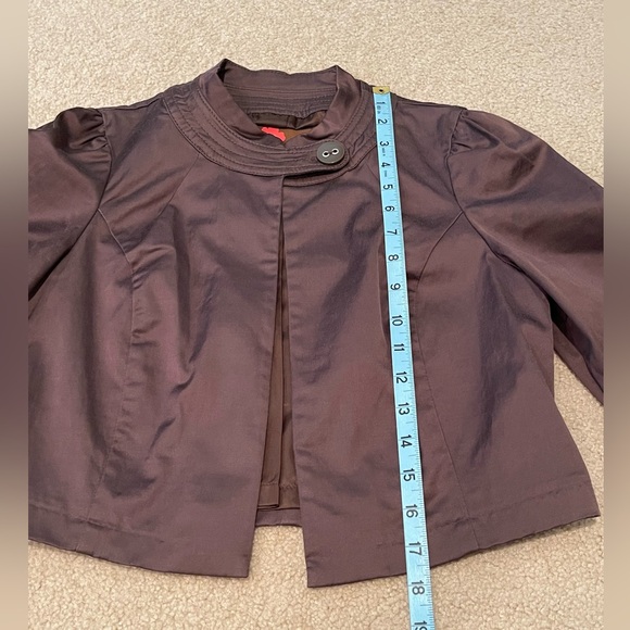 Forever Twenty One - Brown Dress Jacket - Size: Medium - Picture 5 of 7
